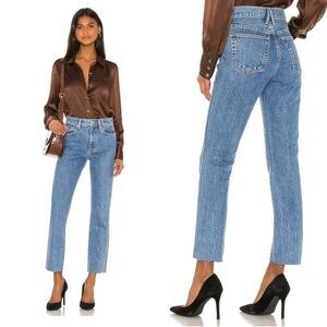 SLVRLAKE Hero Slim Straight Jeans in Pacific